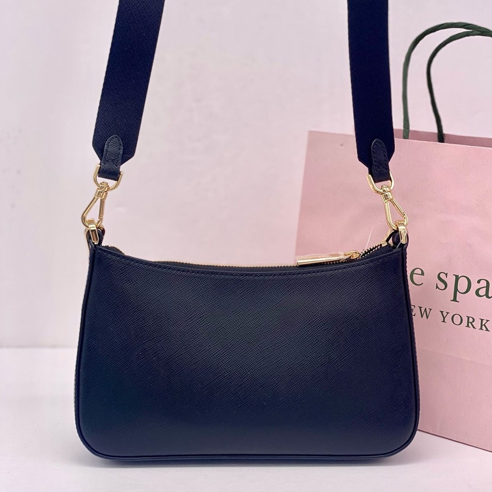 Kate Spade Duet Puffy Heart Crossbody, Meringue Multi NWT - Picture 3 of 16